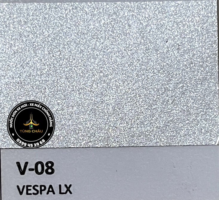 V-08 -  Màu bạc Vespa