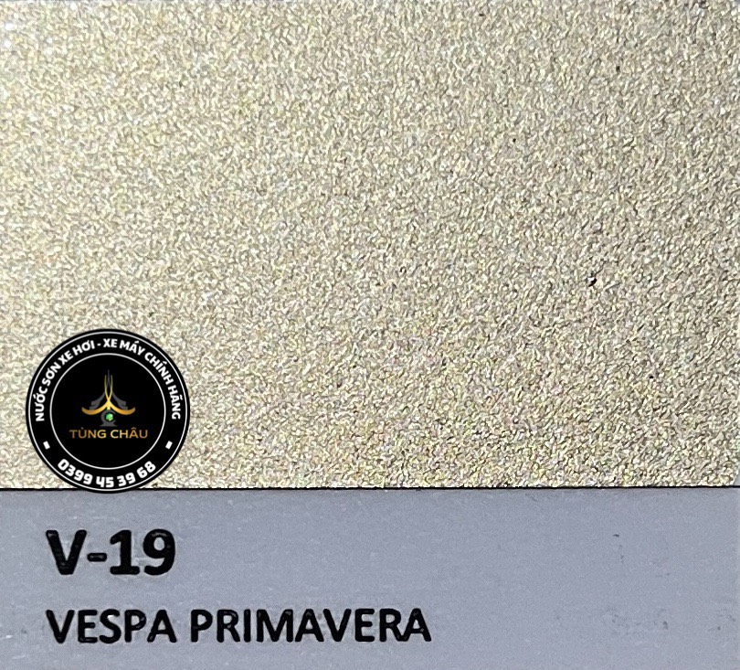 V-19 -  Màu đồng ánh kim Vespa Primavera