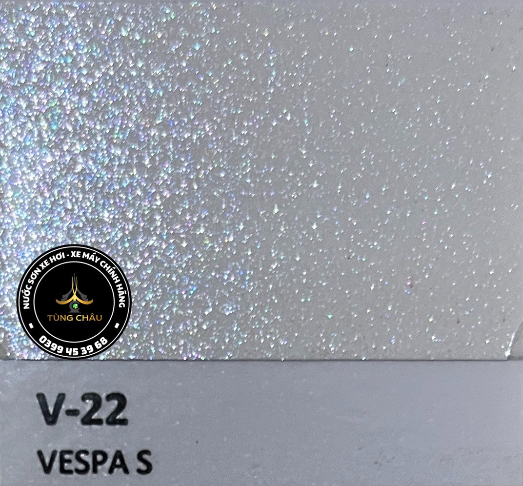 V-22P -  Màu trắng camay Vespa LX-S-LT