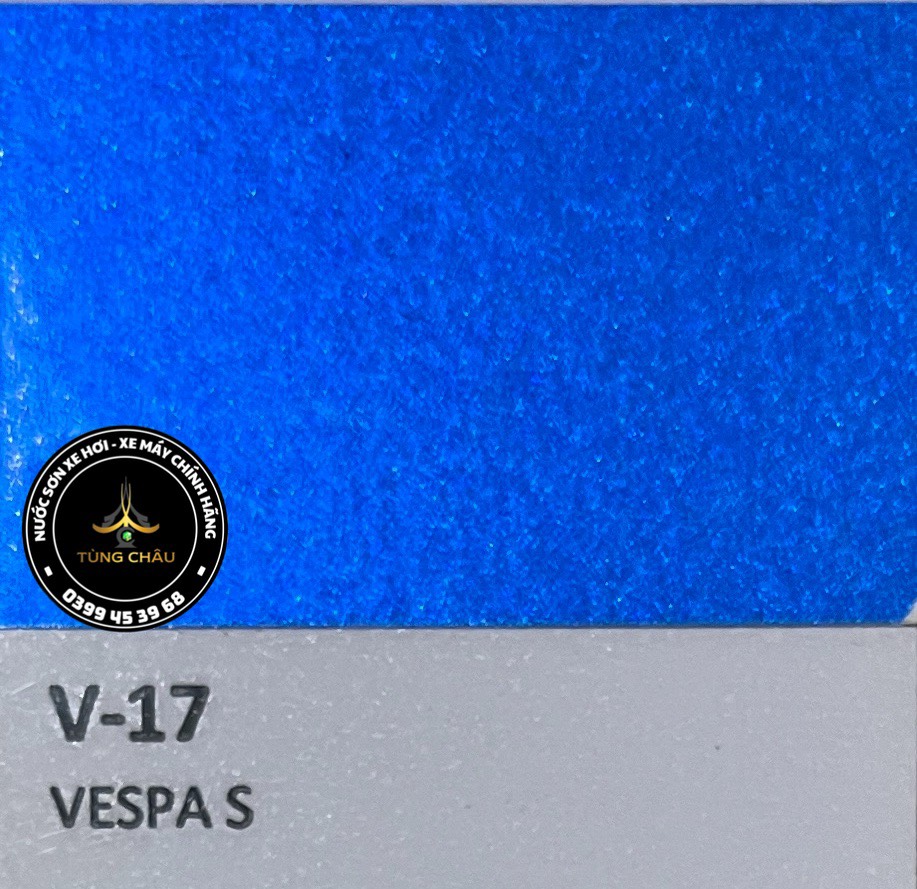 V-17 -  Màu xám xanh mờ Vespa LX