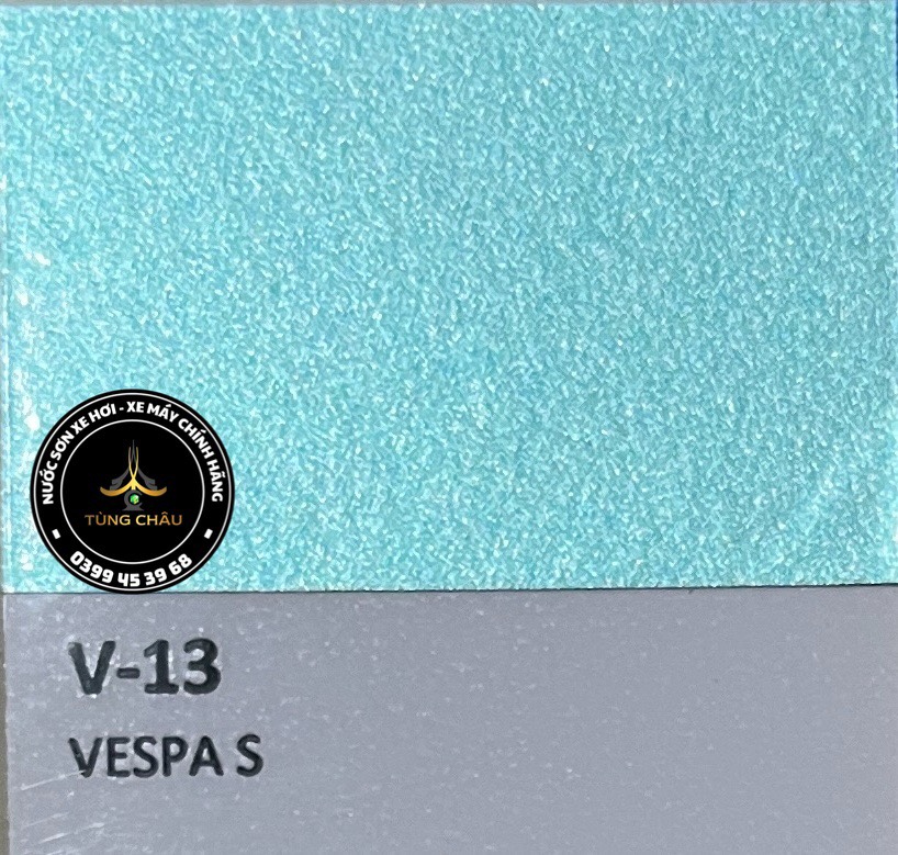 V-13 -  Màu camay xanh bích Vespa LX