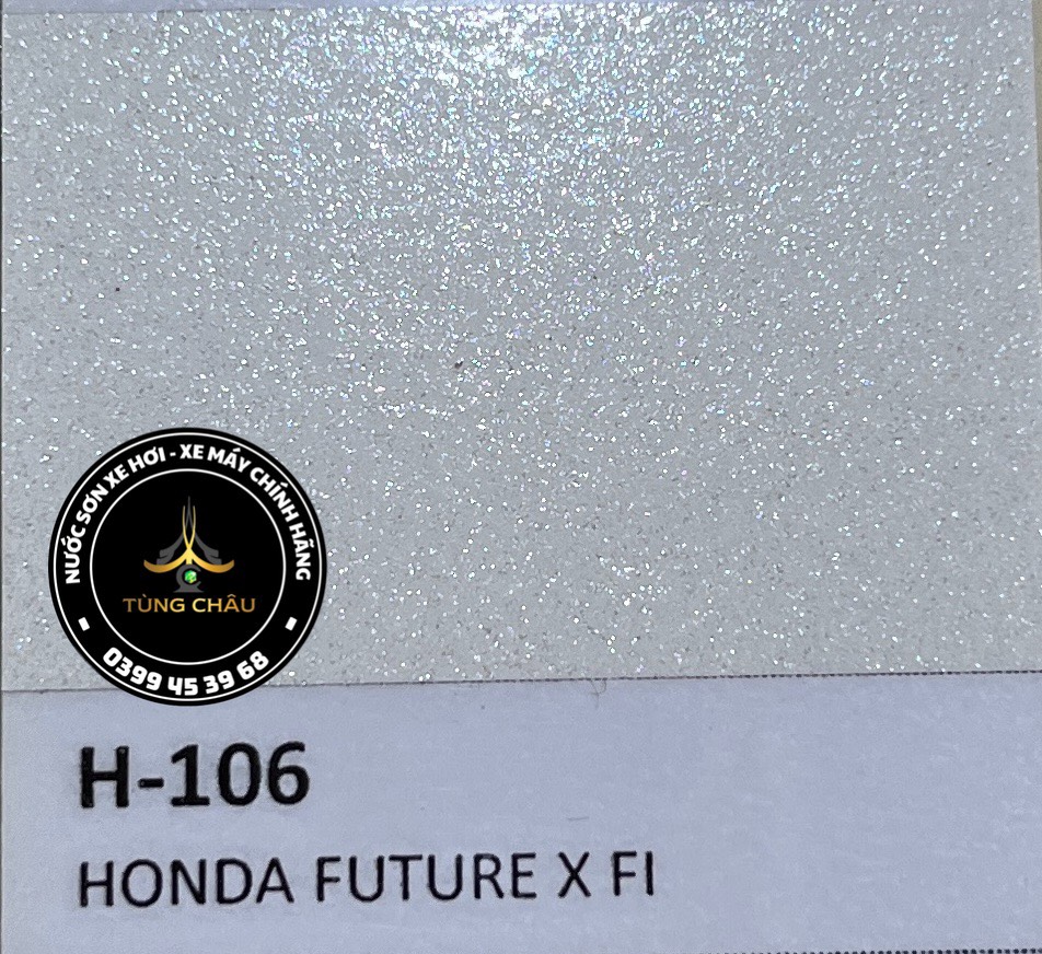 H-106 -  Màu trắng camay Honda Future X FI
