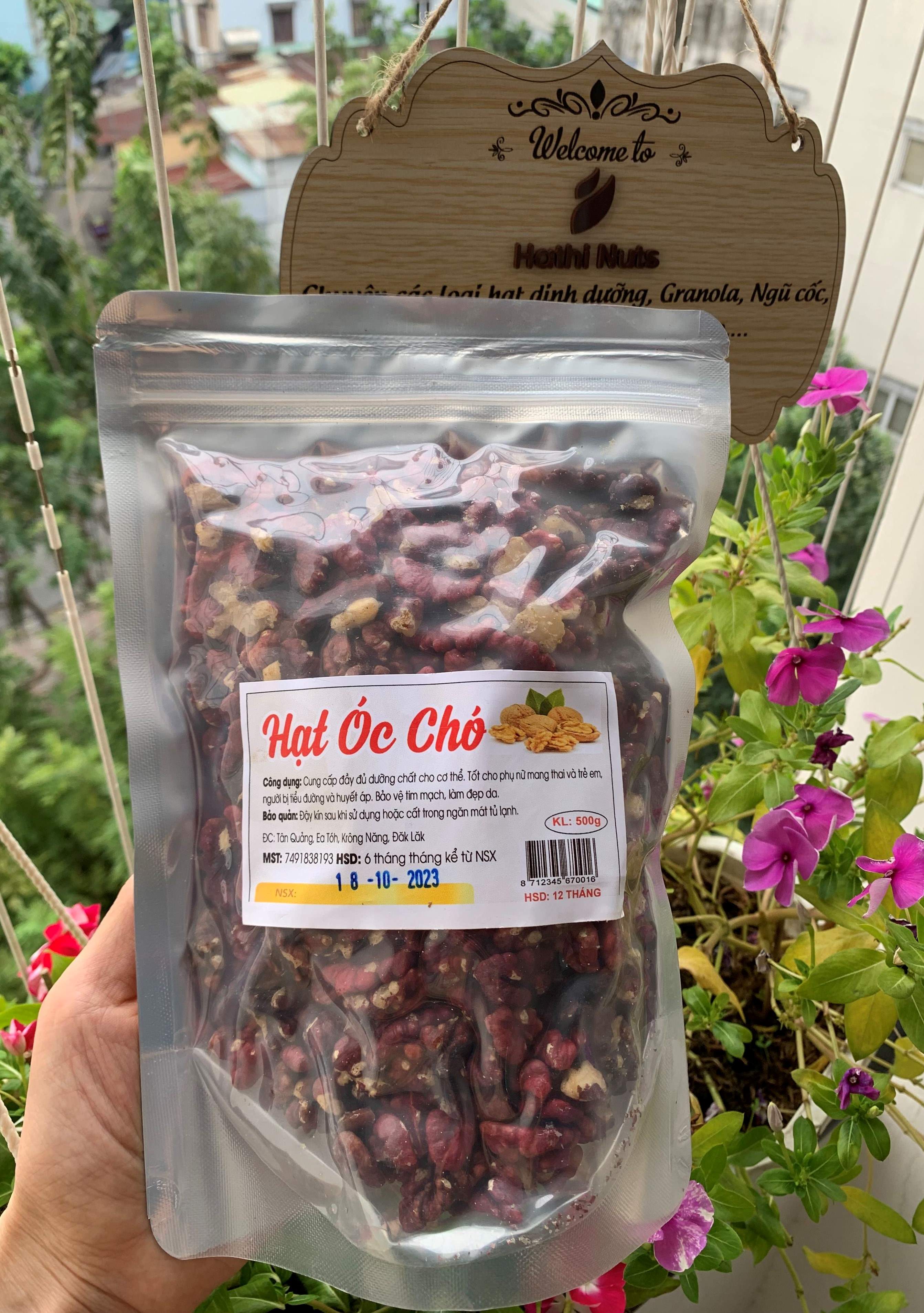 Nhân óc chó đỏ (500gram)