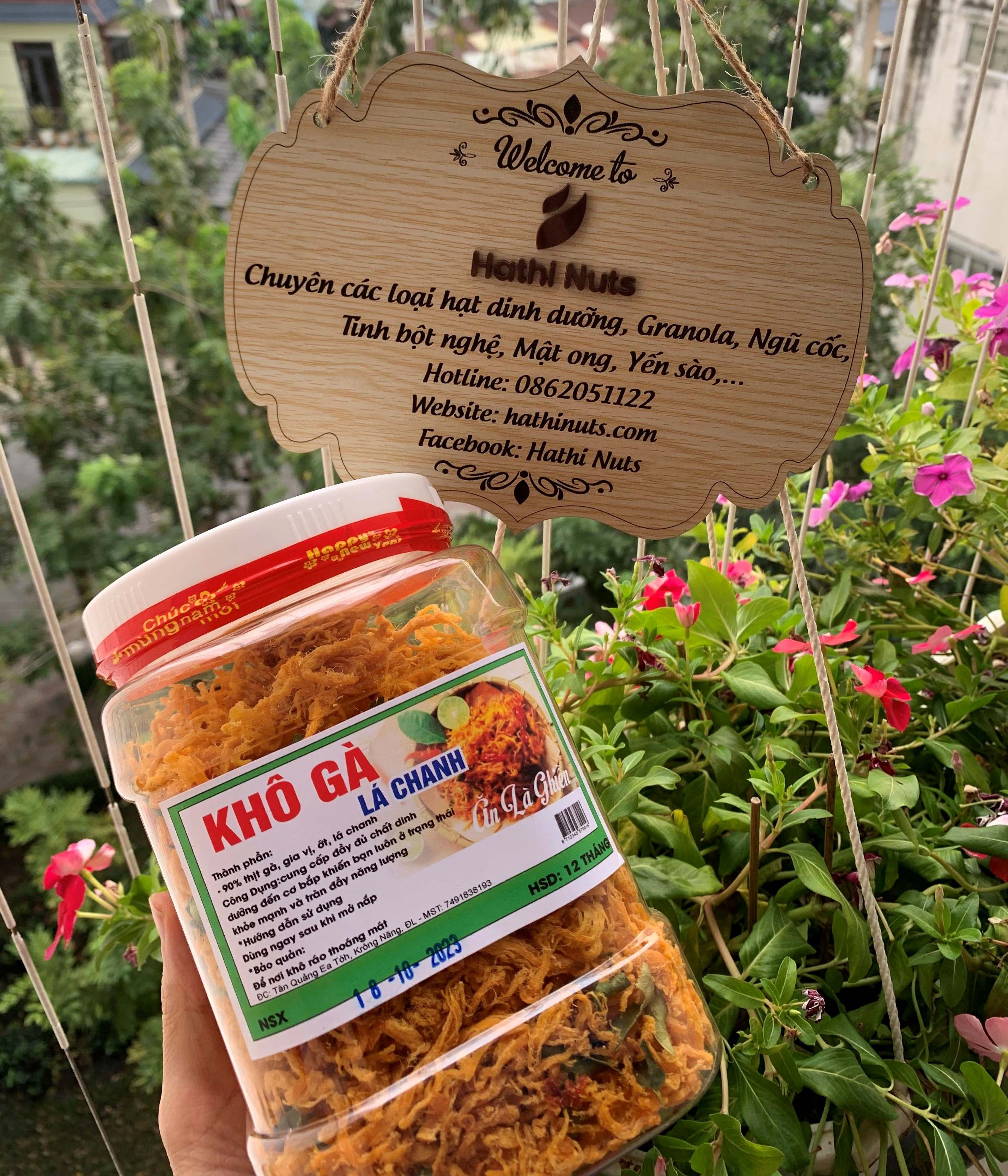 Khô gà lá chanh (500gram)
