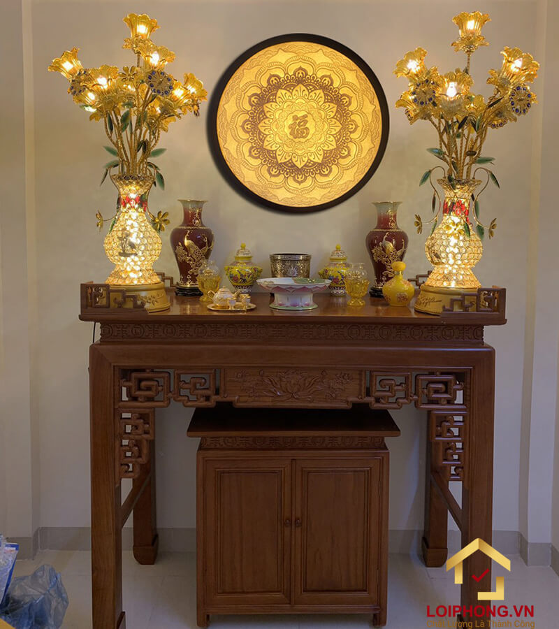 Cách kê bàn thờ gia tiên theo phong thủy cho gia chủ phát lộc
