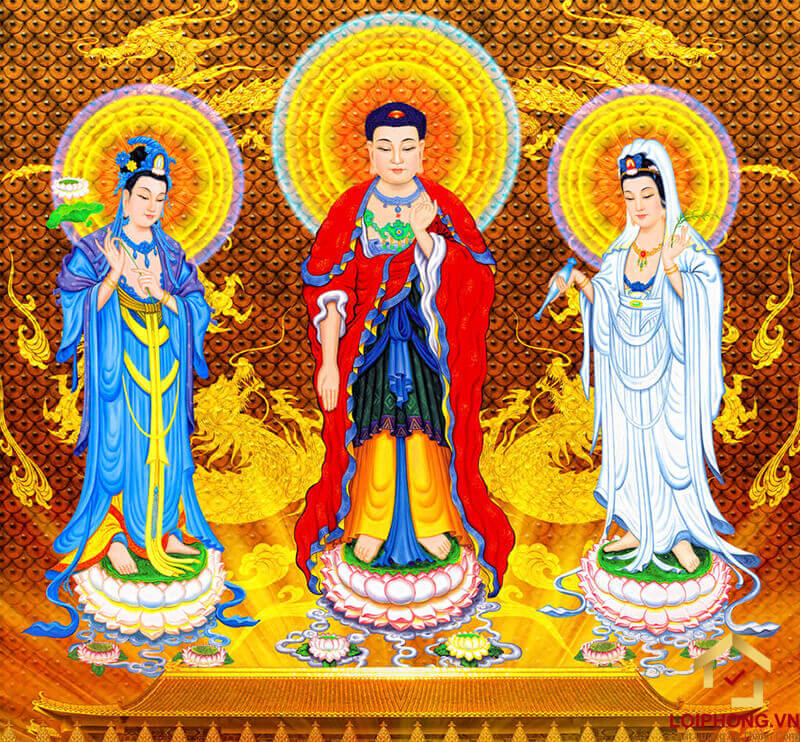 99+ Hình ảnh Tây Phương Tam Thánh ý nghĩa nhất