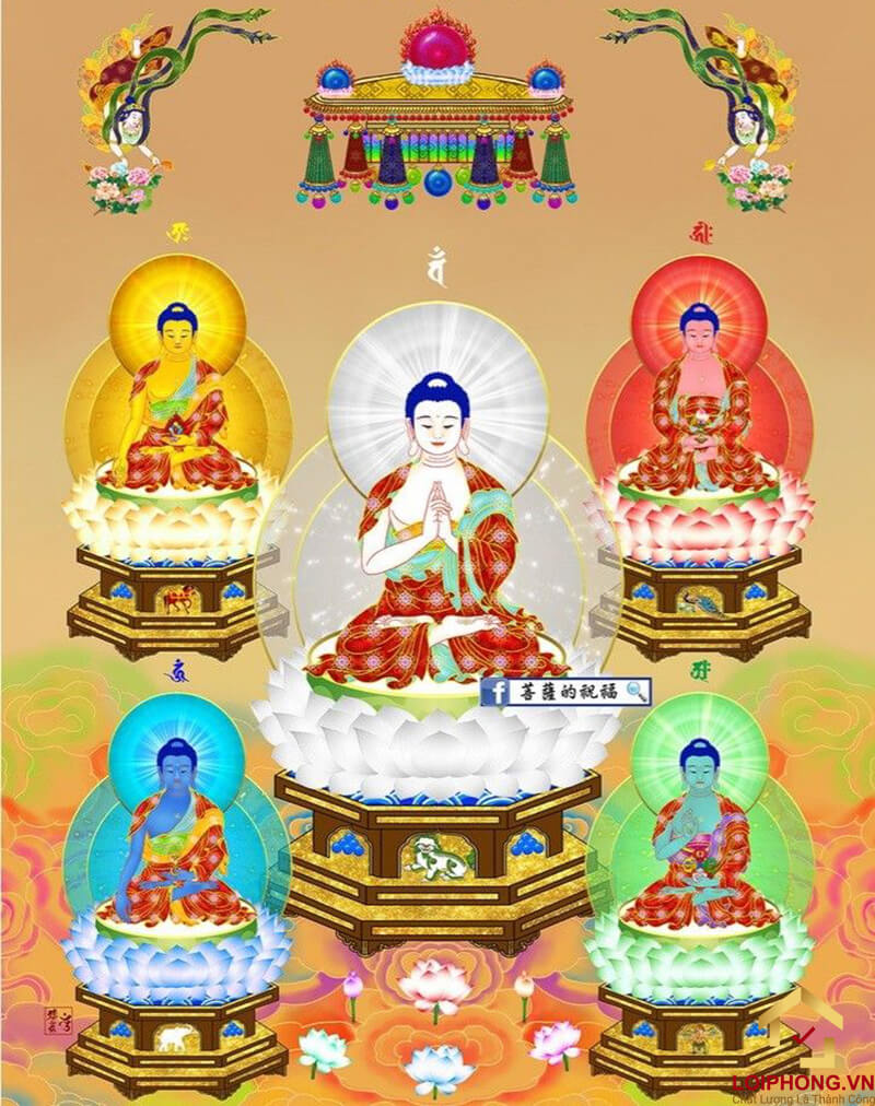 Tiết lộ Ngũ Phương Phật và những bí mật mà bạn chưa biết