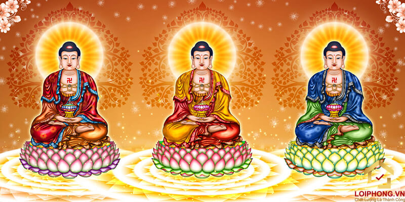 Hình ảnh Tam Thế Phật đẹp số 01