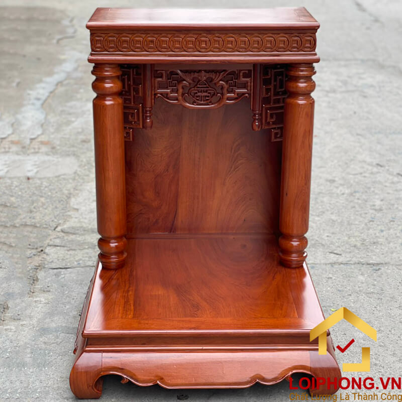 Bàn thờ Ông Địa đẹp mẫu số 03 kích thước 61x69 cm cao 87 cm