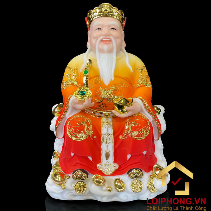 Thần Tài tay cầm tụ tài như ý
