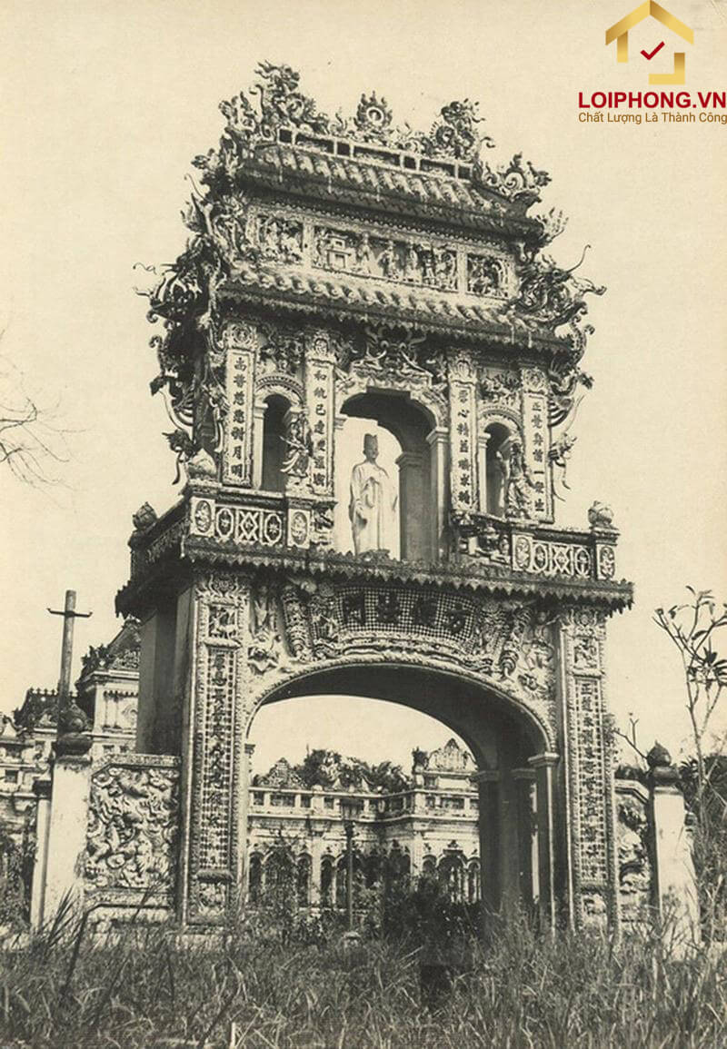 Cổng chùa Vĩnh Tràng ngày xưa