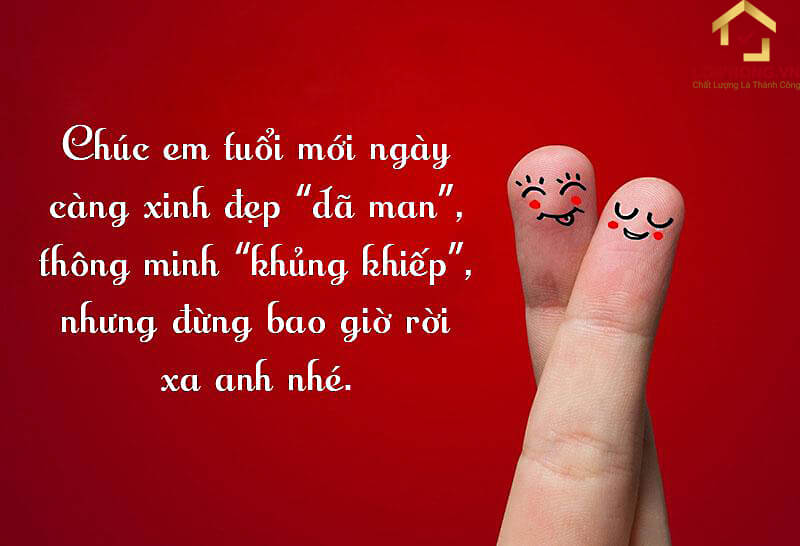 Chúc mừng sinh nhật người yêu