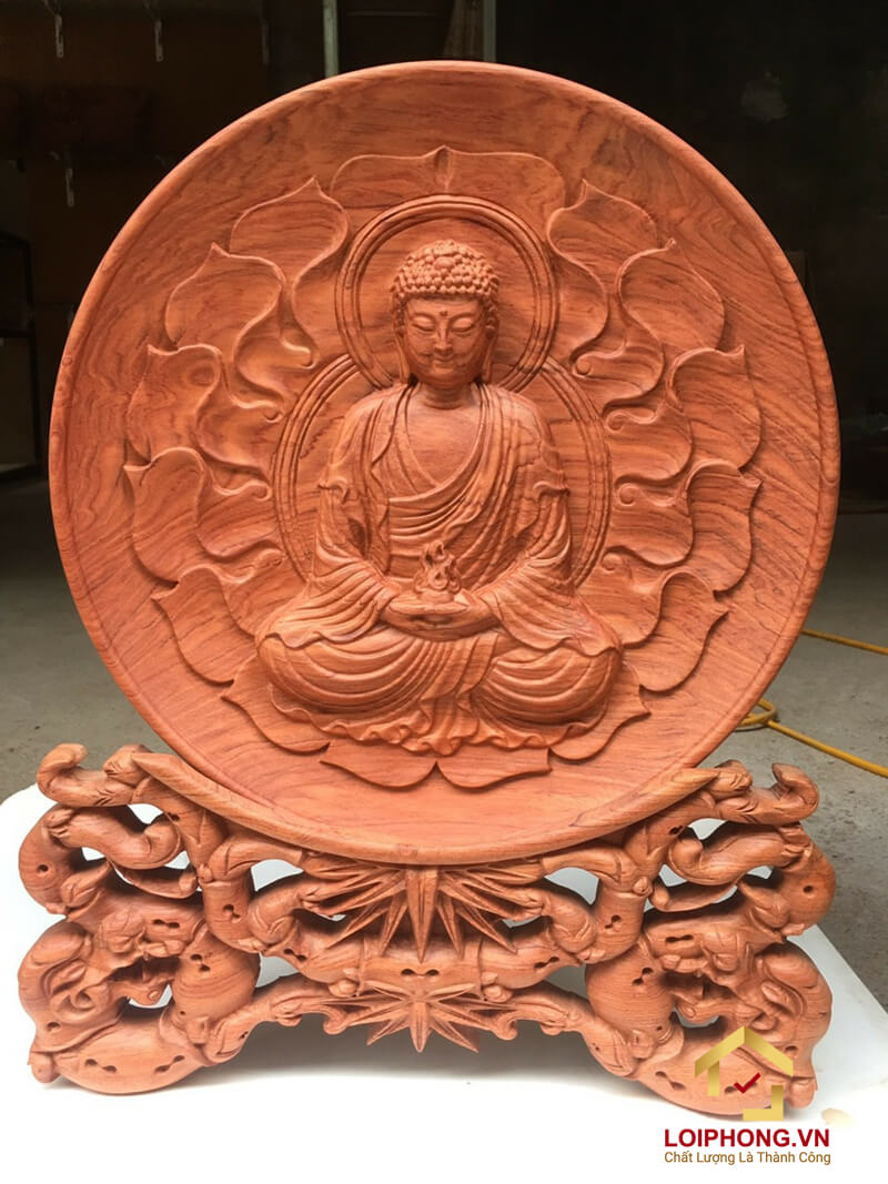 Một số mẫu đĩa gỗ trang trí mang phong thủy tại Lôi Phong