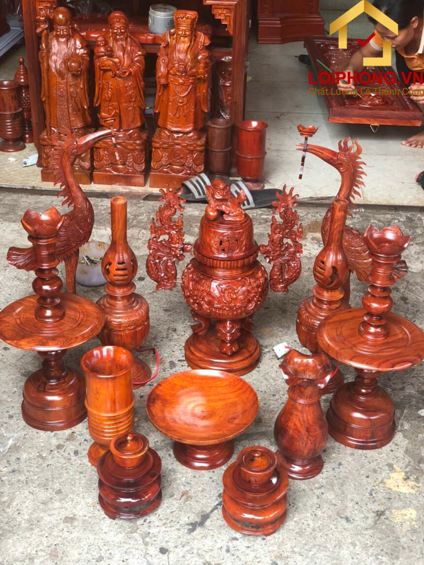 Đồ thờ bằng gỗ đẹp
