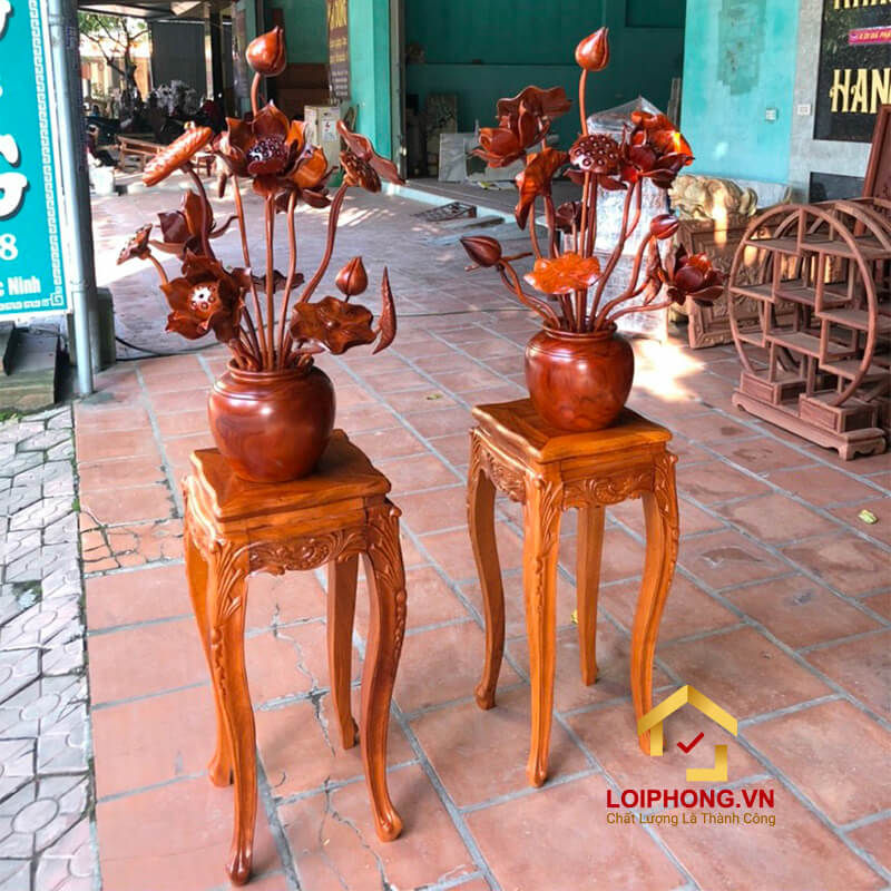 Đôn gỗ chuyên dùng để chậu cây cảnh