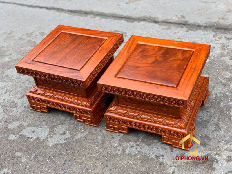 Đôn gỗ để tượng, đôn gỗ để tượng Phật, tượng Di Lặc gỗ tốt