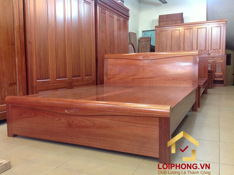 Giường ngủ gỗ Giáng Hương giúp chủ nhân có được giấc ngủ sâu và ngon nhất