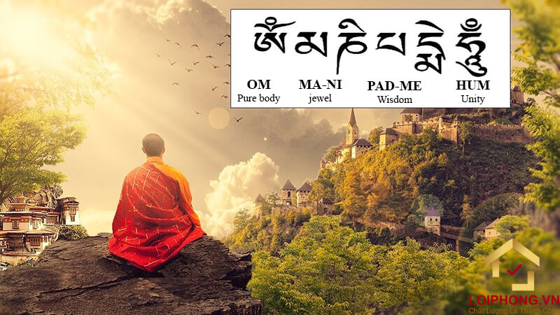 Tụng thần chú Om Mani Padme Hum sẽ giúp xua đuổi tà ma, hoá giải bệnh tật