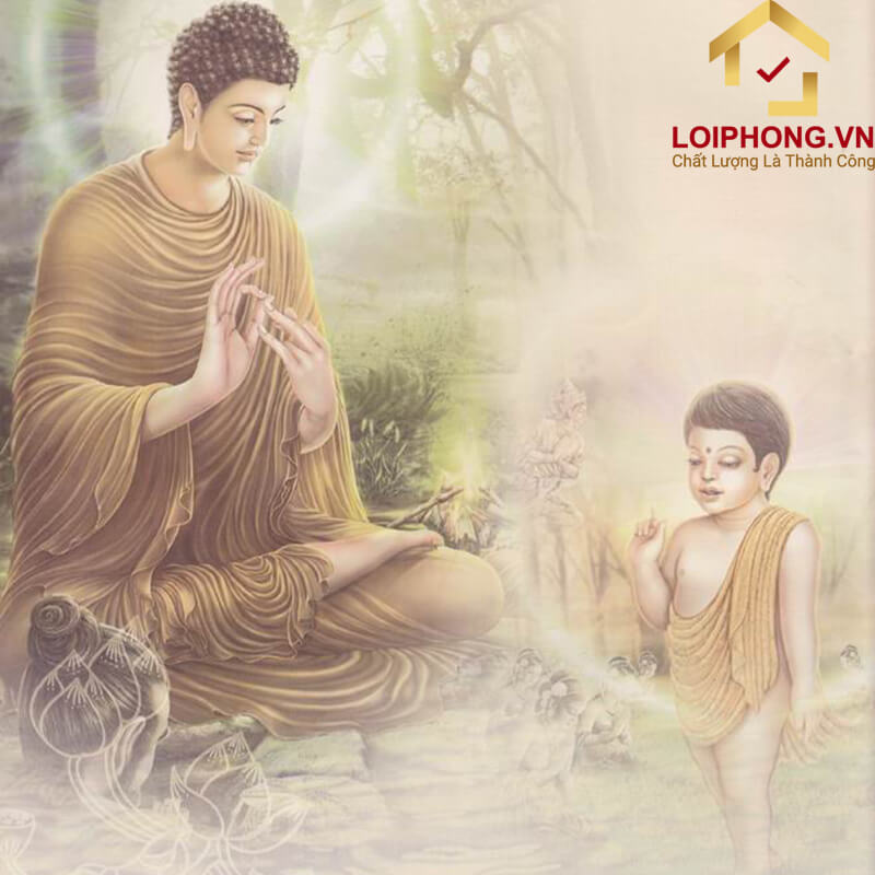 Đức Phật Thích Ca hướng chúng sinh đến những đức tốt, tránh xa ác niệm