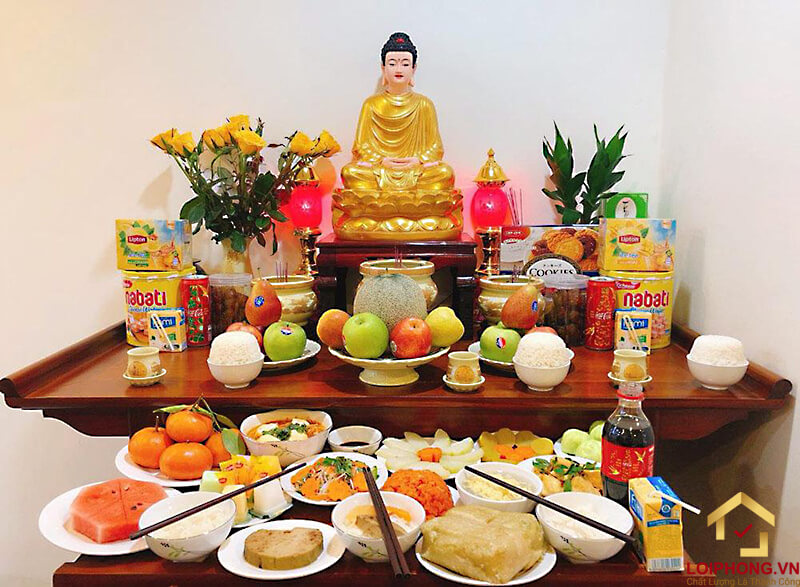 Thờ Phật tại gia giúp thể hiện và bày tỏ tấm lòng thành kính đối với đạo Phật