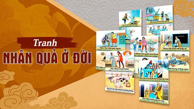 Tranh nhân quả rất đa dạng