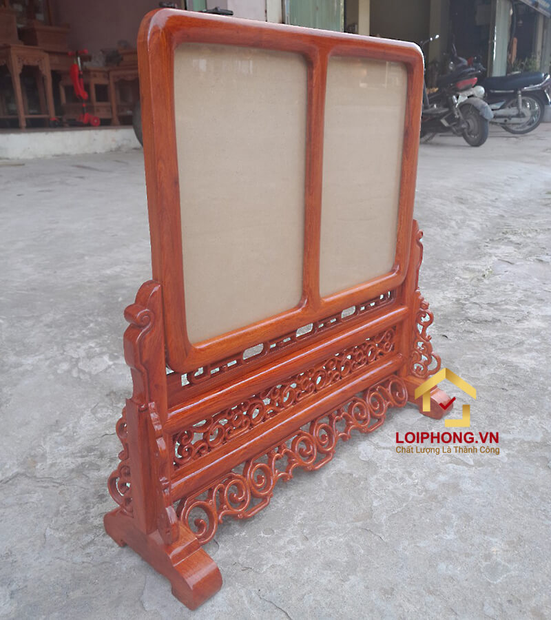 Khung ảnh thờ đôi 55x53x15 cm kích thước ảnh 20x30 cm