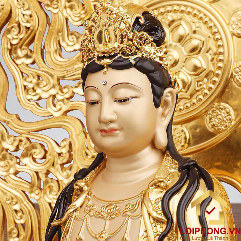 Tượng Phật Tây Phương Tam Thánh Đứng Đài Sen Bằng Đồng Đài Loan