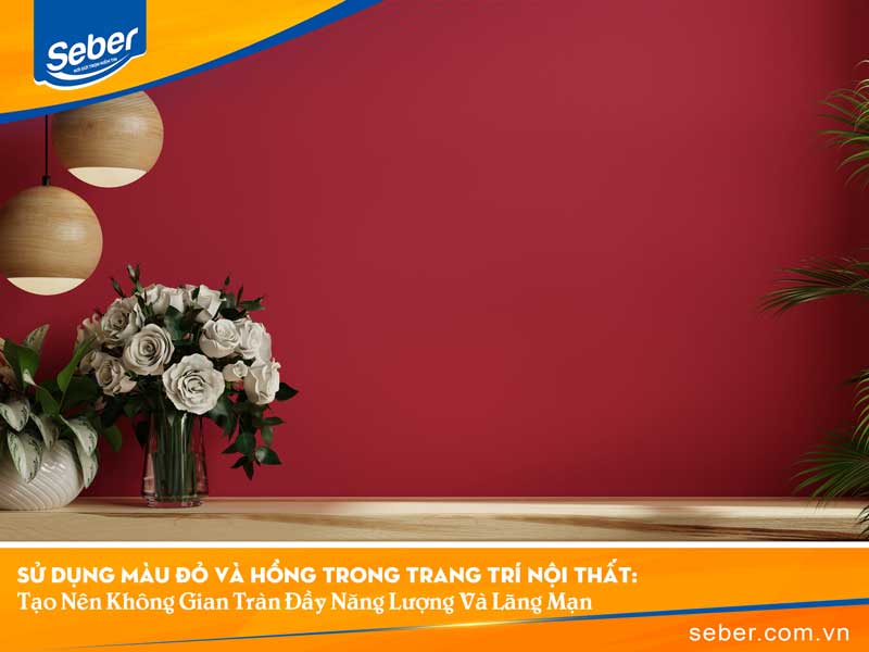 Sử Dụng Màu Đỏ Và Hồng Trong Trang Trí Nội Thất: Tạo Nên Không Gian Tràn Đầy Năng Lượng Và Lãng Mạn