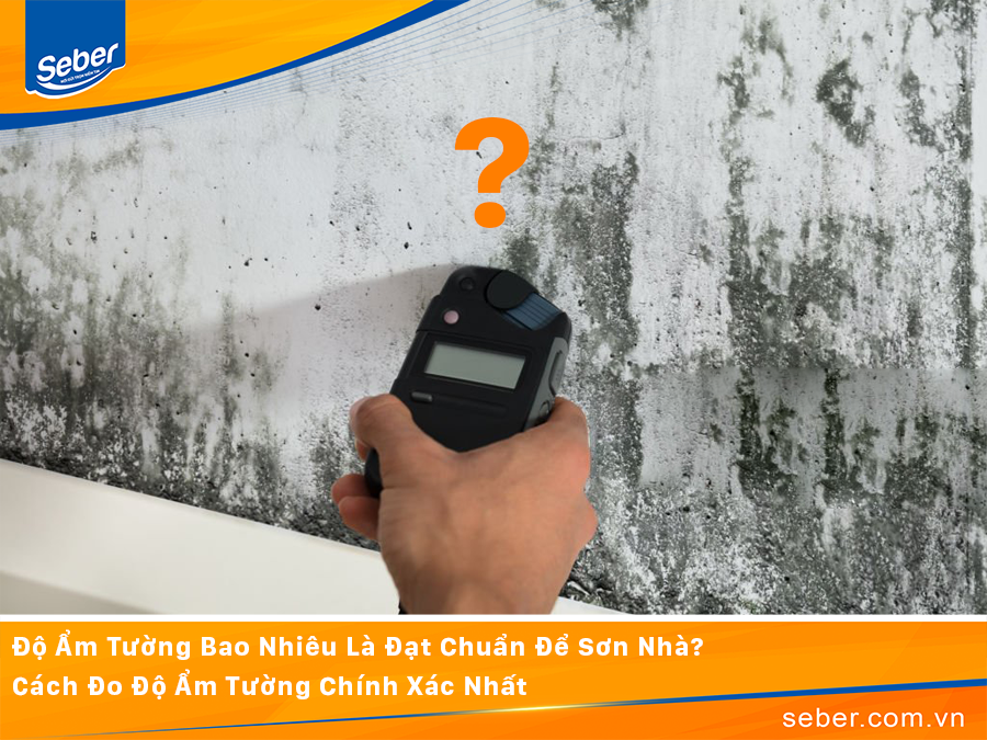 Độ Ẩm Tường Bao Nhiêu Là Đạt Chuẩn Để Sơn Nhà? Cách Đo Độ Ẩm Tường Chính Xác Nhất
