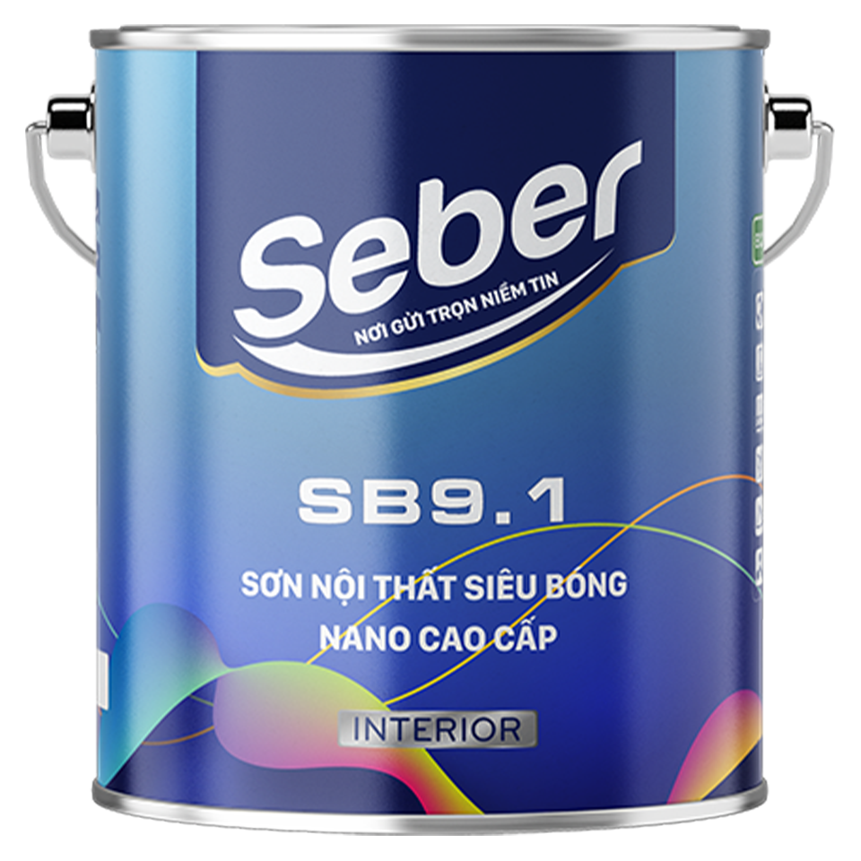 SƠN NỘI THẤT SIÊU BÓNG NANO CAO CẤP SB9.1