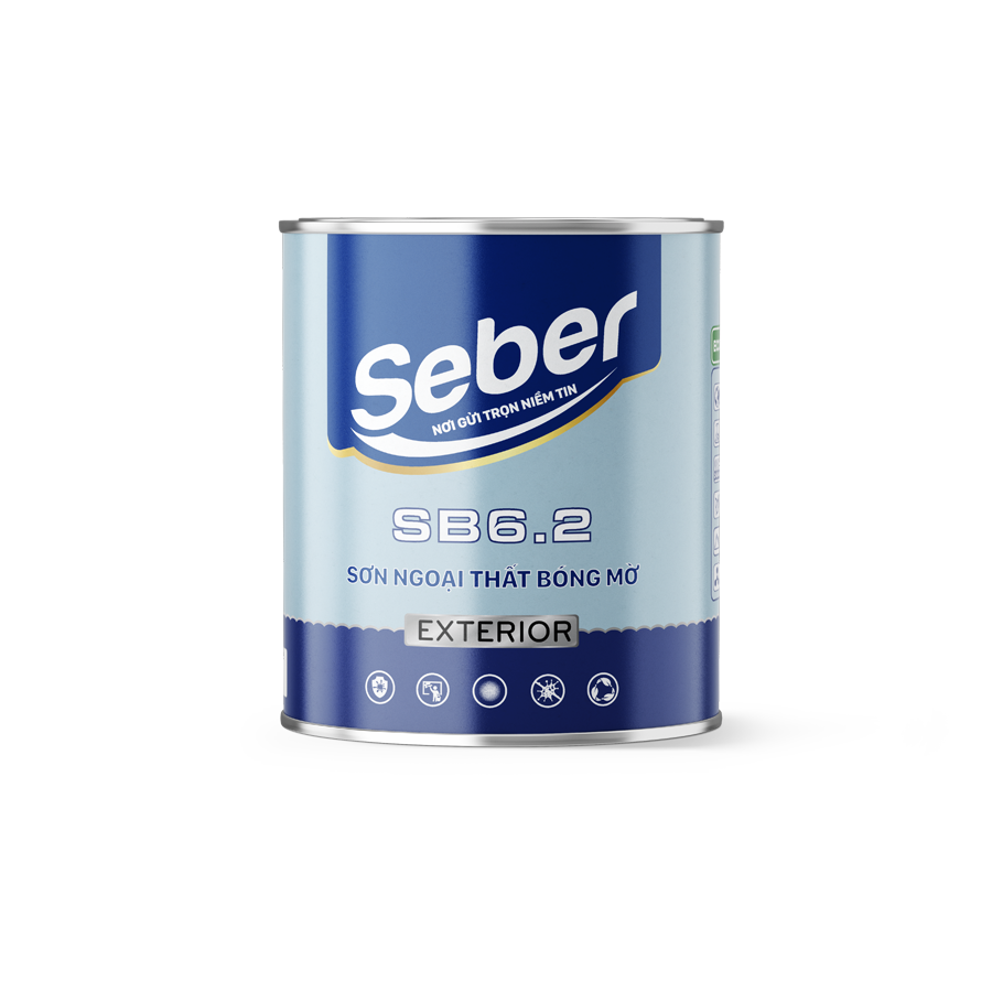 SƠN NGOẠI THẤT BÓNG MỜ SB6.2