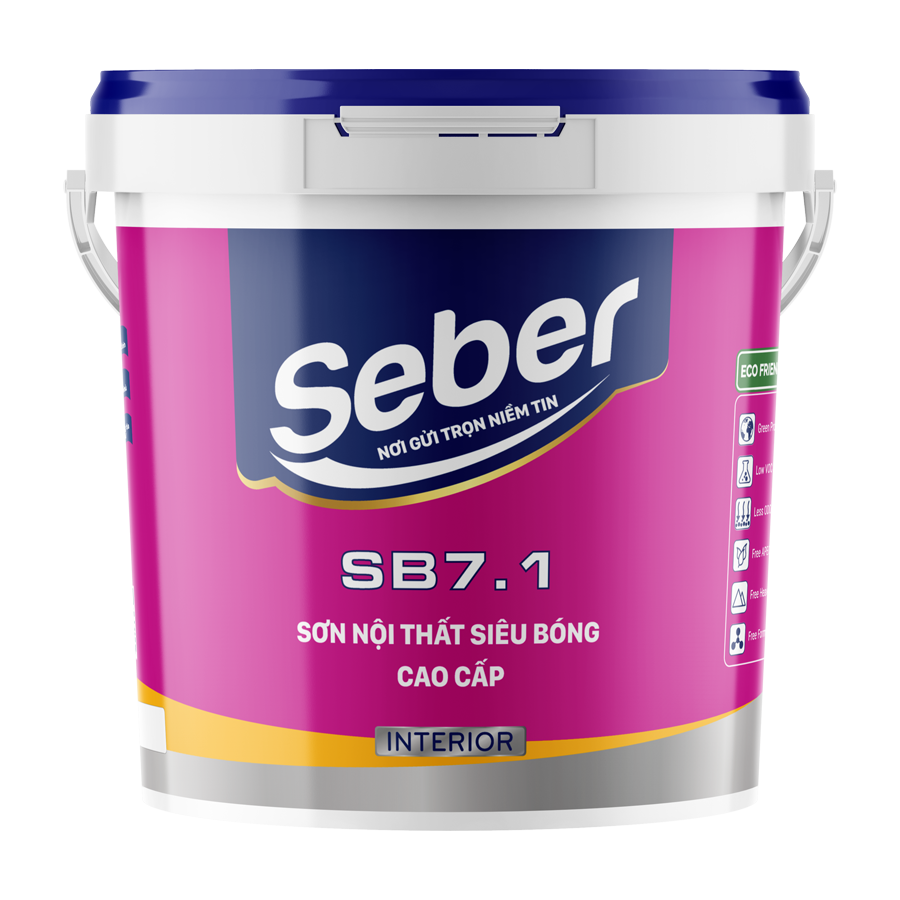 SƠN NỘI THẤT SIÊU BÓNG SB7.1