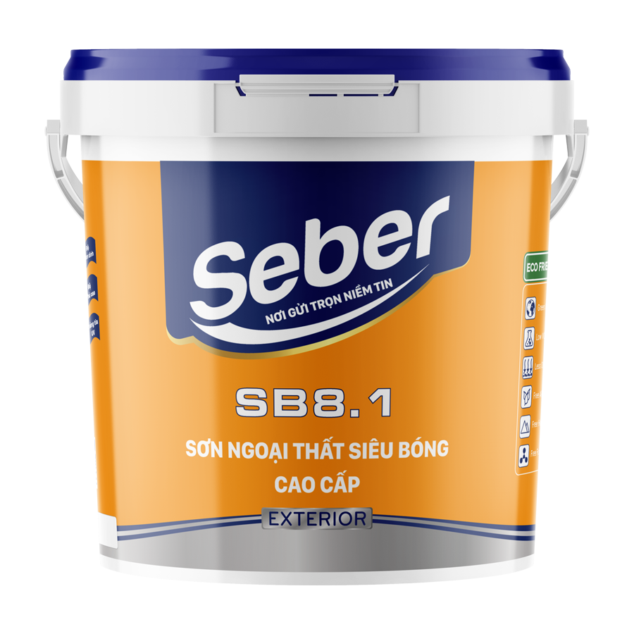 SƠN NGOẠI THÂT SIÊU BÓNG SB8.1