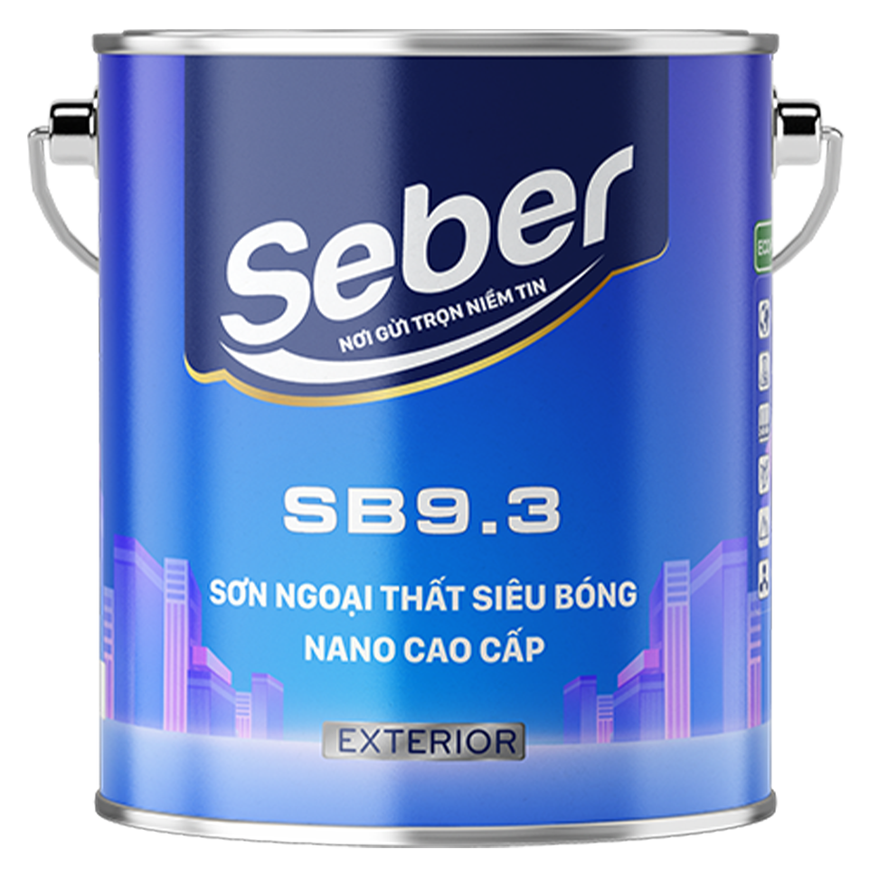 SƠN NGOẠI THẤT SIÊU BÓNG NANO CAO CẤP SB9.3