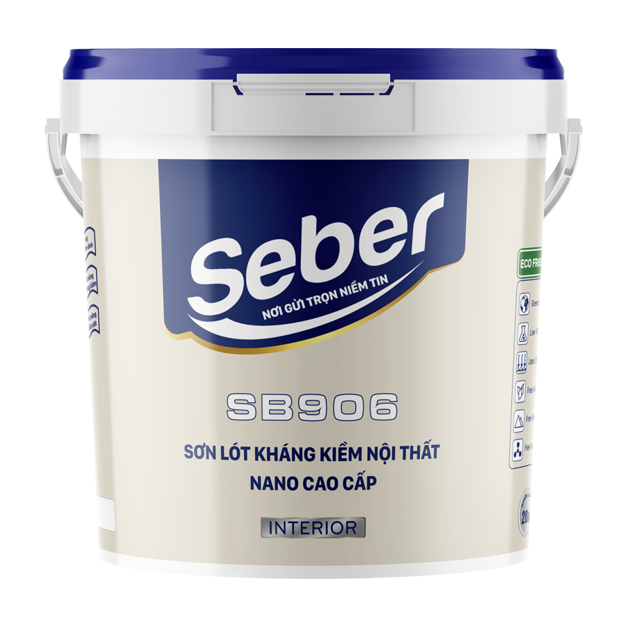 SƠN LÓT KHÁNG KIỀM NỘI THẤT NANO CAO CẤP SB906