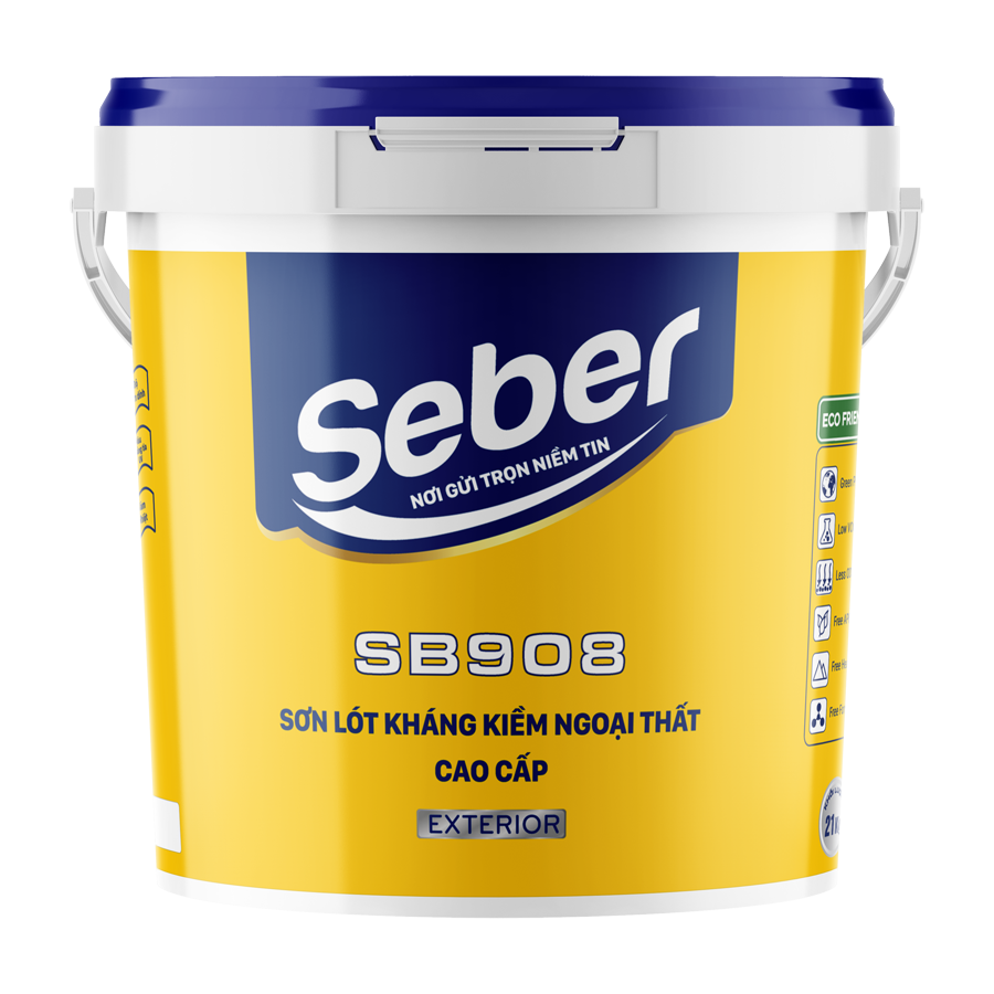 SƠN LÓT KHÁNG KIỀM NGOẠI THẤT CAO CẤP SB908
