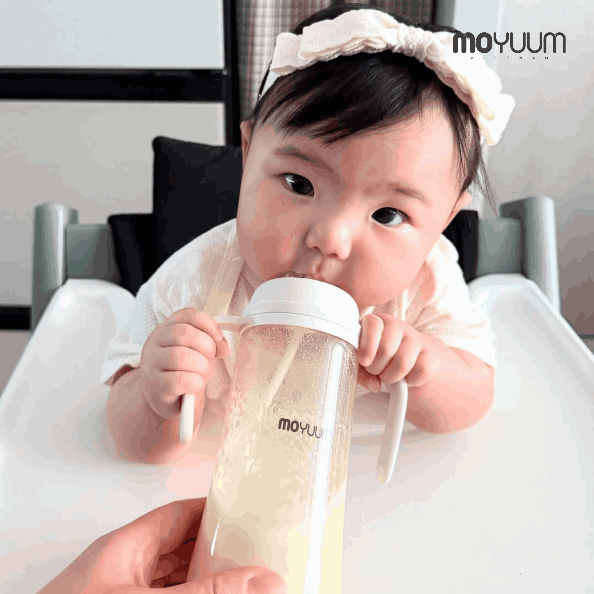 Bộ chuyển đổi tập hút Moyuum thế hệ mới: Cải tiến toàn diện cho trải nghiệm đầu đời của bé