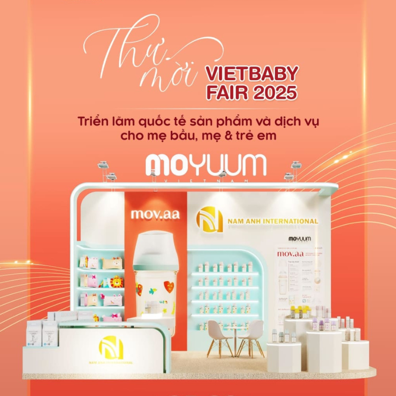 Thư mời tham dự triển lãm quốc tế sản phẩm và dịch vụ cho mẹ bầu, mẹ & trẻ em VIETBABY FAIR 2025 - SAIGON
