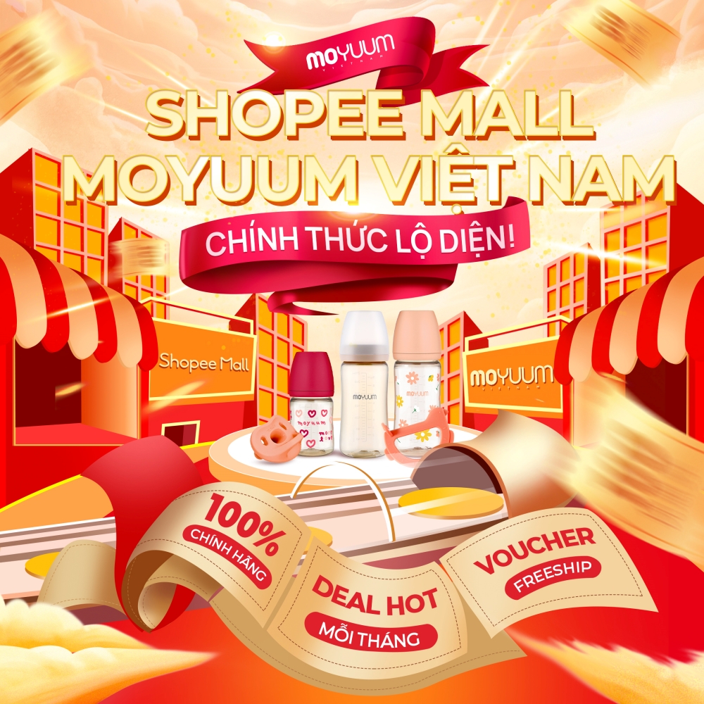 Thông báo Moyuum Việt Nam đã có Shopee Mall 
