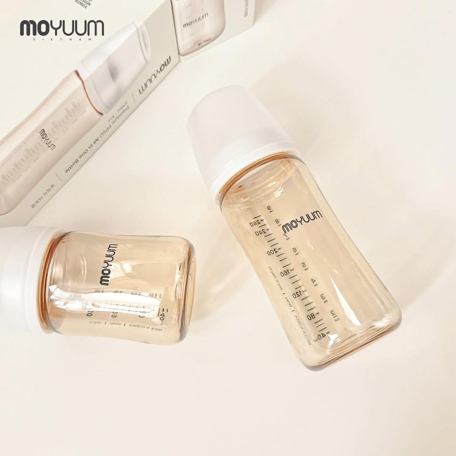 So sánh bình Moyuum mov.aa và bình Moyuum thế hệ 3. Mẹ nên chọn dòng nào?