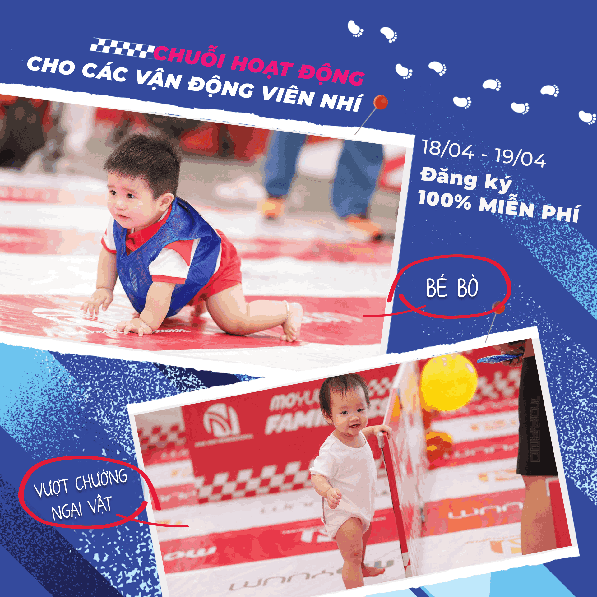 Tiny Steps - Siêu hội cho bé lớn nhất tháng 4 đã sẵn sàng!