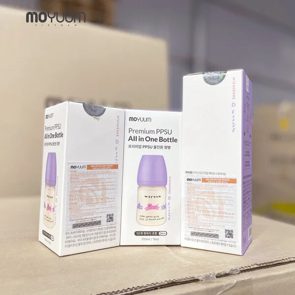 Dấu hiệu nhận biết bình sữa Moyuum chính hãng do Nam Anh International phân phối