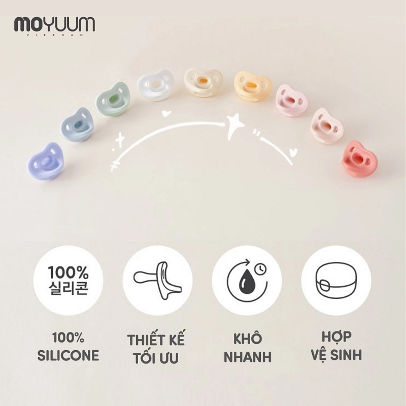 Ti giả 100% silicone Moyuum - Review ti đúc nguyên khối số 1 thị trường