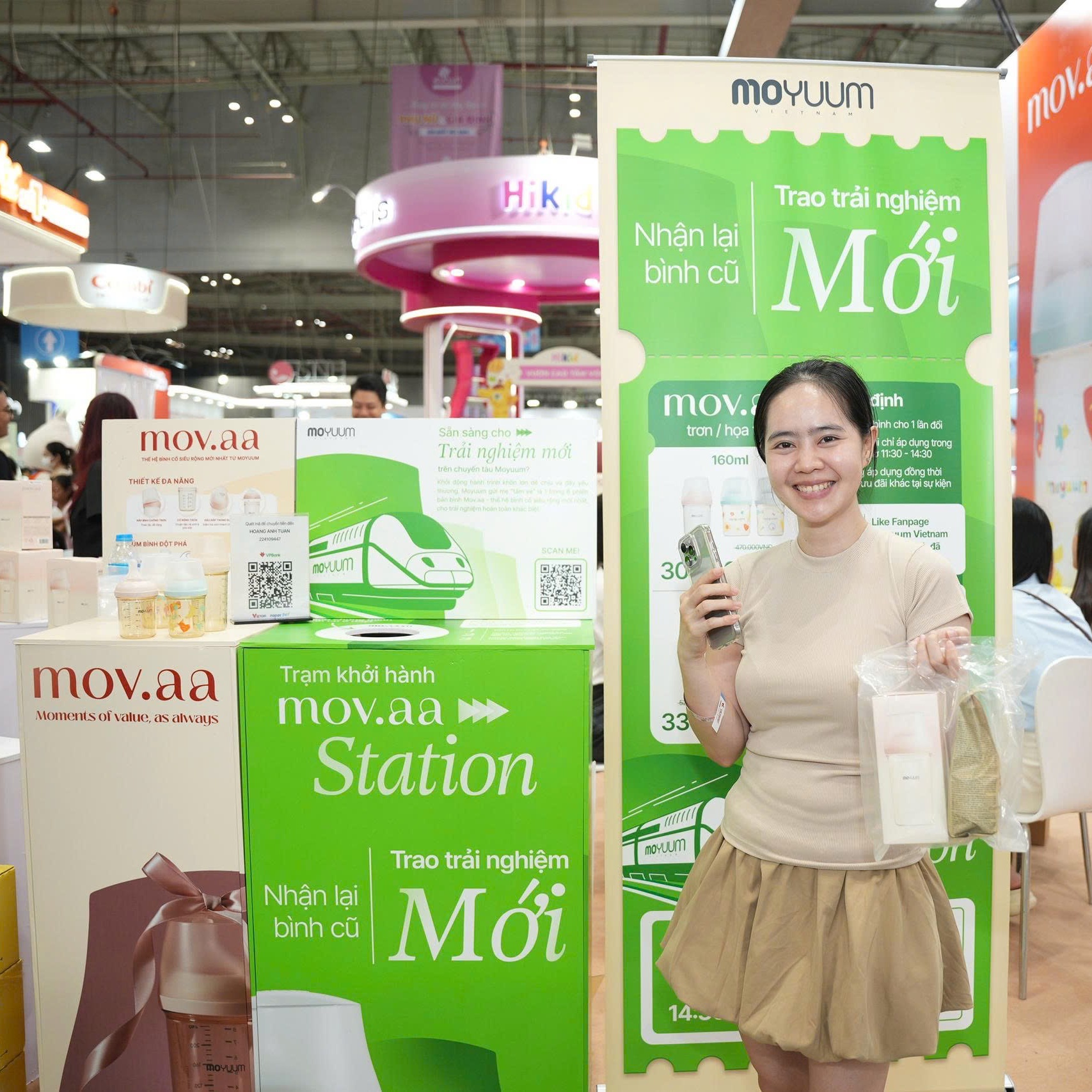 Moyuum Vietnam bùng nổ tại Vietbaby Fair 2025: Những con số kỷ lục và trải nghiệm cảm xúc tại “trạm dừng yêu thương”