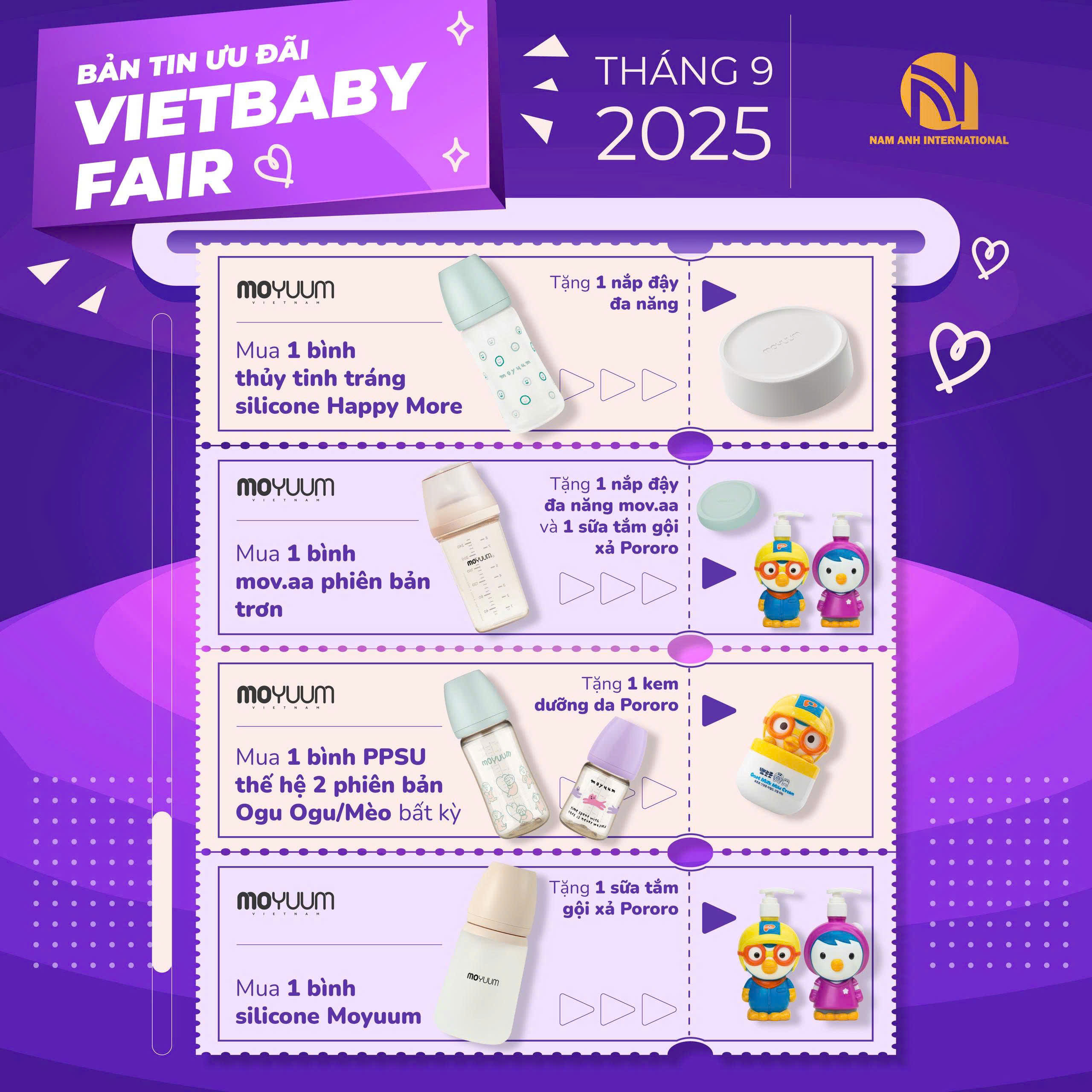 Vietbaby Fair 2025 – Chương Trình Ưu Đãi Đặc Biệt Từ Moyuum Vietnam