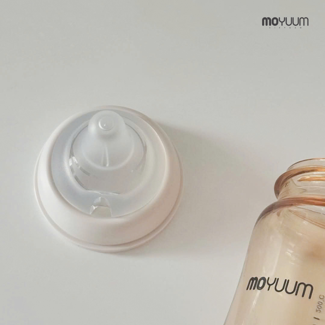 Con biếng ăn, ăn yếu nên điều chỉnh núm bình Moyuum như thế nào?