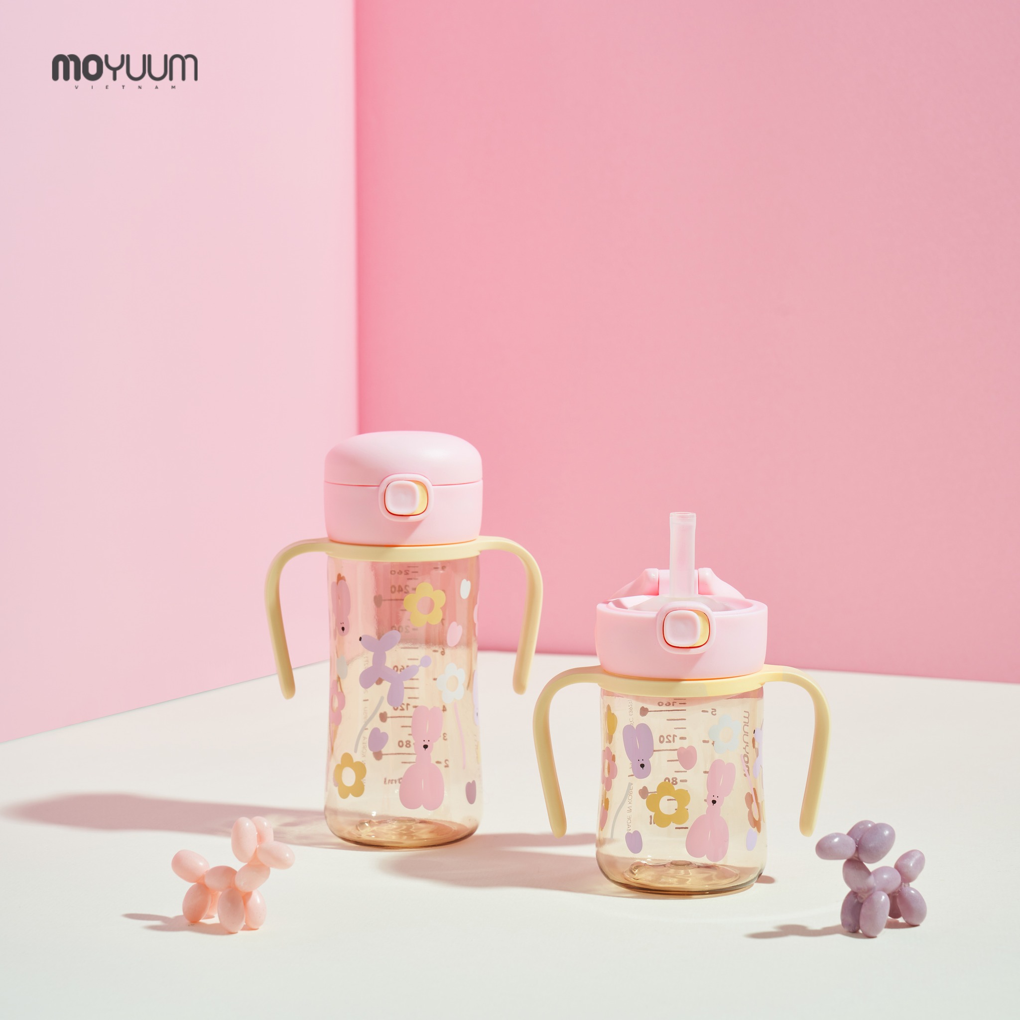 Bình tập uống PPSU Moyuum - Phiên bản Puppy - 170ml