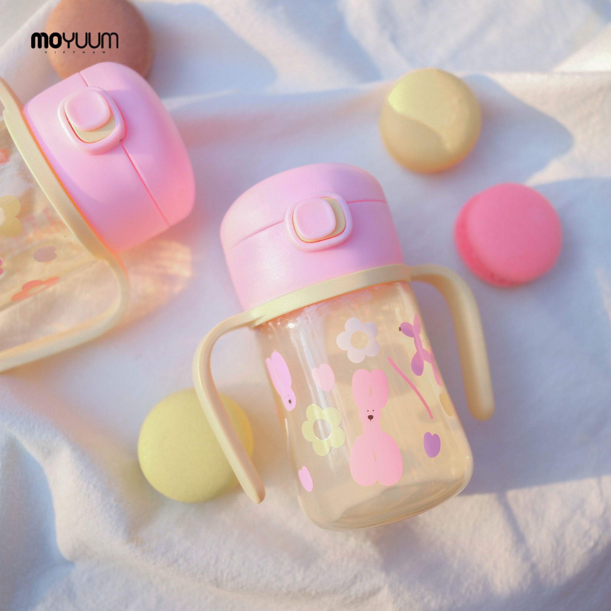 Bình tập uống PPSU Moyuum - Phiên bản Puppy - 270ml