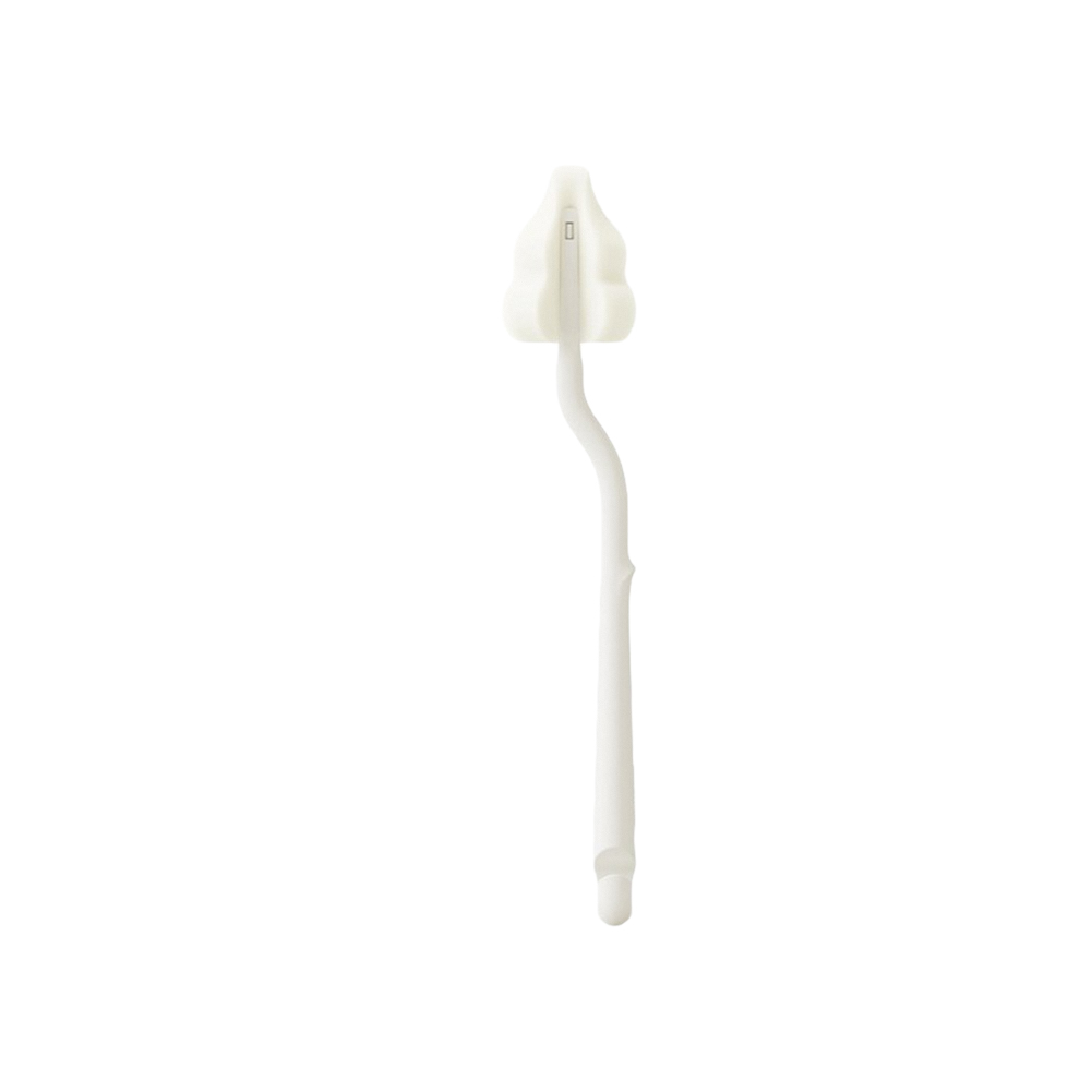 Cọ núm bình tay cong/Mút xốp Moyuum - Màu coconut