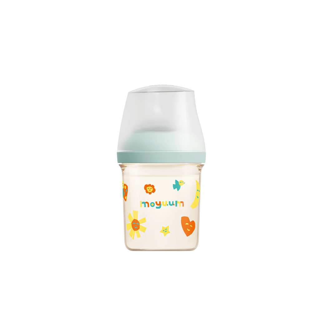 Bình sữa Moyuum PPSU Mov.aa - 160ml - Bản họa tiết - Xanh mint